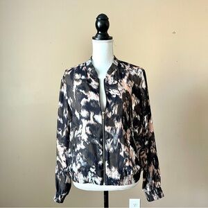 H&M | Printed Lightweight Jacket Sz 12